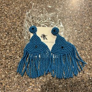 Noonday Collection • Blue Beaded Earrings